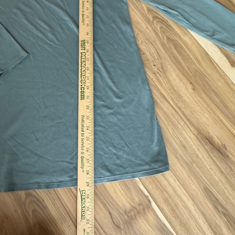 JJill lot  Pink Perfect Pima 3/4 Sleeve Seamed Tee M & Teal  Tunic M Pima Cotton - Picture 9 of 11